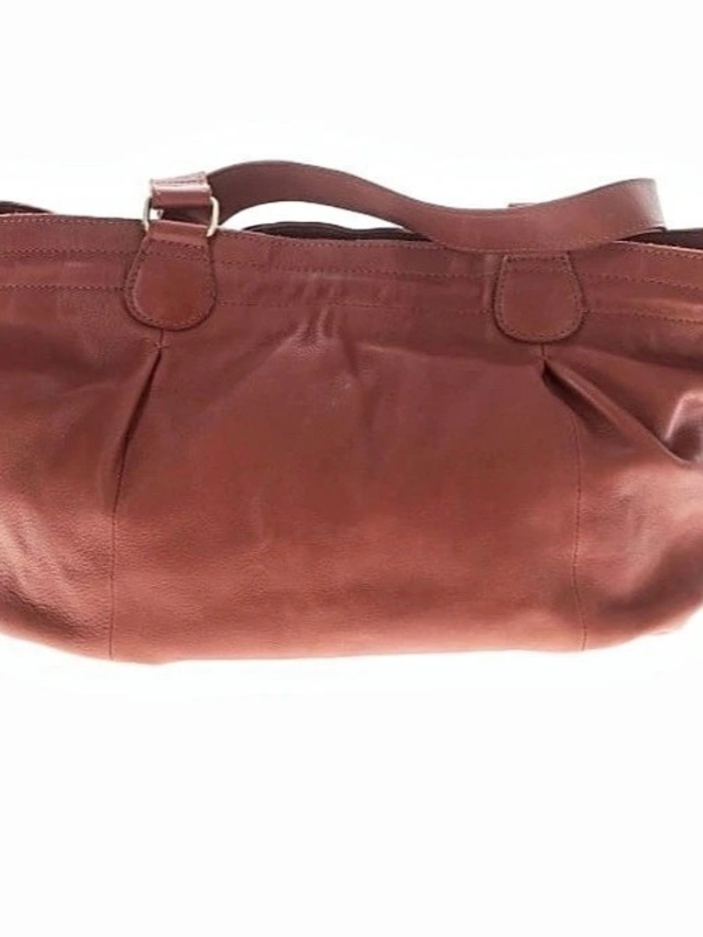 Marta Ponti Brown Leather Hobo Bag